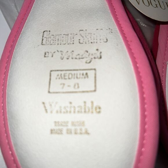 NIB 2 Pairs of Women’s VTG Madye’s Slippers w/Velvet-Satin Accent Green/Pink 7-8 - Picture 12 of 16